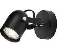 KnightsBridge 230V GU10 Single Spotlight, Matt Black