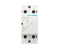 230V Home AC Contactor NCH8 63A 2NO 1NC 1NO 2 NC Modular AC household Contactor 2 4 Phase CZAOINCU(NCH8-63A-20 2NO)