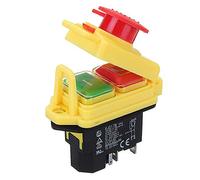 230V IP55 KJD17 GF 4 Pin Start Stop On Off Volt Release Switch Fit for Workshop Machines