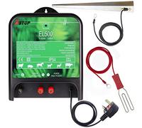 230v Mains Powered Weatherproof Electric Fence Energiser X-Stop EL500 5 Joule High Output 120Km Range for Strip Grazing Horses, Cattle and other Animals