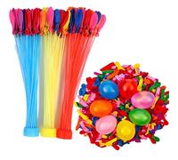 231 Water Balloons for Kids, Easy Fill Water Balloons for Summer Fun, Outdoor Water Games and Pool, Tropical Party, 24 cm Quick Fill Self-Sealing Water Bags