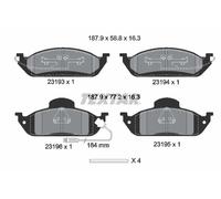2319303 Textar Front Brake Pad Set Fits Mercedes M-Class