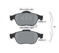 2324802 Textar Front Brake Pad Set Fits Renault Espace Iv Laguna Ii Grandtour