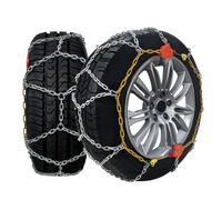 232605 Adjustable Snow Tire Chains for Light Truck, SUV, Cars, Pickups, 2 Pack Anti-slip Snow Chains for Pickup Trucks Winter Tire Chains 225 235 255 265 275 - Series 232605