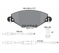 2327701 BRAKE PAD SET, DISC BRAKE CITROËN C5 I 2.0 16V