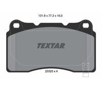 2332501 Textar Front Brake Pad Set Fits Cadillac Ford Usa Honda Tesla Cts Sts