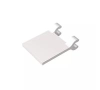 2335 Ornaments Flag 2x2 Square [Thin Clips] 50 Pieces GDS-1406 Compatible with Lego Building Blocks Color:White