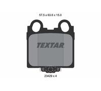 2342901 BRAKE PAD SET, DISC BRAKE TEXTAR