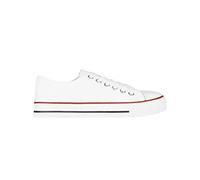 2345-WHT-4: Low Top Trainers, White [2345], 4 UK
