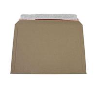 234mm x 334mm A4/C4 Manilla Brown Cardboard Envelopes - Pack of 100 - Heavy Duty All Board Mailer, Peel and Seal Closure, Rip and Strip Opening