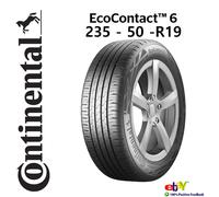 235 50 R19 Continental Tyre Eco Contact 6 99V A & B Rating FREE P/P 2355019