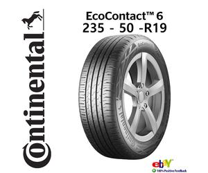 235 50 R19 Continental Tyre Eco Contact 6 99V A & B Rating FREE P/P 2355019