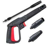 2350 PSI High Pressure Washer Trigger Spray Gun Lance Washer Replacement Kit Quick Connect Release System for Bosch, AQT with Adjustable Spray Wand Nozzle & Rotating Turbo Nozzle