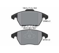 2358901 Textar Front Brake Pad Set Fits Citroen Peugeot C4 I 307 Cc Sw Break