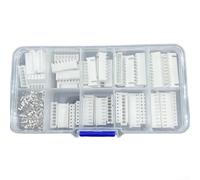 235PCS For JST XH 2.54mm Board Connector Set Featuring 6 7 8 9 10 Pin Male Female Housing and Terminals for Purpose Electronics
