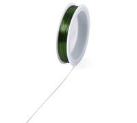 236.22 Feet(72m)/roll Green Copper Jewelry Wire for Jewelry Making Soft Round Artistic Wires Beading Stringing Materials for DIY Craft Making Spool,28 Gauge 0.3mm