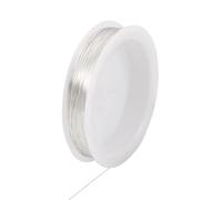 236.22 Feet(72m)/roll Silver Copper Jewelry Wire for Jewelry Making Soft Round Artistic Wires Beading Stringing Materials for DIY Craft Making Spool,28 Gauge 0.3mm