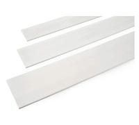 236.22inch 6M Flat BAR Trim Door Window Architrave White PVC Cover Strip TMW Profiles (25mm)