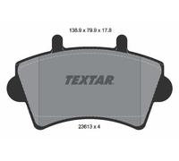 2361301 BRAKE PAD SET, DISC BRAKE FITS FOR NISSAN INTERSTAR VAN DCI 80
