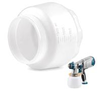2361502/2303366 Fluid Cup Container Replacement Fits Wagner - 1.5 Qt | Fits Wagner paint sprayers; 1.5 qt capacity; replacement fluid cup for consistent spraying