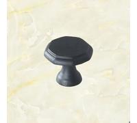 237 Drawer Handle Single Hole American Modern Simple Cabinet Cabinet Door Wardrobe Drawer Handle Black Single Hole Handle(Black)