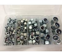 237 PCS Hexagon Nyloc Locking Nut Set M4~M12 Assortment High Vibration