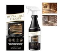 237ml Heavy Duty Oven Cleaner Spray,Fast Acting Foam Cleaner,Kitchen Degreaser Spray,All Purpose Cleaning Kit Tool,Oven Cleaning Degreaser for Stoves,Grills,BBQ,Microwave,Range Hoods