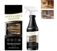 237ml Heavy Duty Oven Cleaner Spray,Kitchen Cleaner Spray,Degreaser Kitchen Heavy Duty,Stainless Steel Pan Cle-Aner,Kitchen Appliance Clea-Ner,Cle-Aner Foam For Stoves,Grills,Bbq,Microwave,Range Hoods