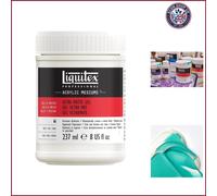 237ml White Ultra Matte Gel - Water-Resistant Acrylic Medium for Perfect Flow
