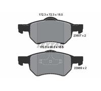 2380701 BRAKE PAD SET, DISC BRAKE TEXTAR