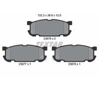 2387601 BRAKE PAD SET, DISC BRAKE MAZDA MX-5 MK II 1.8