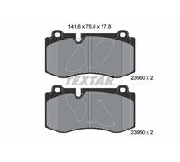 2396001 BRAKE PAD SET, DISC BRAKE FITS: MERCEDES-BENZ CLS CLS 500