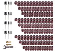 239pcs Sanding Drums for Rotary Tool,Sanding Bits Sander Sandpaper for Drill Woodworking Accessories 80grit,240grit,600grit