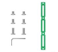 23cm Alloy Bottle Cage Adapter with 6 Screws Included | Adjustable hole position, 23cm extended length, fits small frames, aluminum alloy, easy conversion(Green)