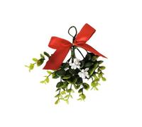 23cm Artificial Mistletoe Branch Fake Red White Decorative Decorations Holiday Hanging Bouquet Flower Christmas Party Y2w3