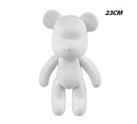 (23cm) Diy Painting Teddy Bear Violent Bear Fluid Painting Creative Home Decor
