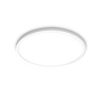 23CM LED Ceiling Light 18W 1800LM 3CCT IP54 Bathroom light White 1 Pack | 3000K/4000K/6500K 3 Color Temperature, IP57 Round Waterproof Bathroom Light for Bathroom Bedroom Kitchen Hallway Living Room