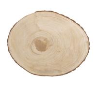 (23cm) Serving Dish Plate| Wooden Slice With Bark