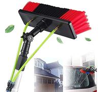 23ft/7m,Telescopic cleaning pole, solar panel cleaning Cleaning kit extendable from 3m to 12m Telescopic cleaning brush for windows and windows