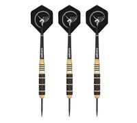 (23g, Black/Gold) Unicorn Core Plus Win Darts (Pack Of 3)
