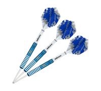 (23g, Silver/Blue/White) Unicorn Silver Star Tungsten Darts