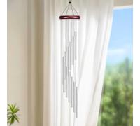 23in 12 Tubes Wind Chime, Wind Chime with S-Hook that Can Make Beautiful Sounds Suitable for Indoors, Gardens