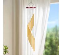 23in 12 Tubes Wind Chime, Wind Chime with S-Hook That can Make Beautiful Sounds Suitable for Indoors, Gardens