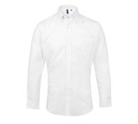 Premier Mens Signature Oxford Long-Sleeved Formal Shirt RW10446
