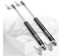 23Inch 150Lb/667N Gas Struts Spring Shocks with L-Type Mount Brackets for RV Bed Murphy Bed Heavy Duty Tool Box Cabinet Trap Basement Door Floor Hatch Lid Truck Canopy Cover Trailer 2pcs by IAQWE