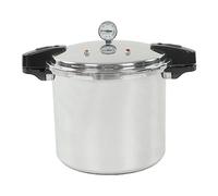 23L Pressure Cooker Aluminum Alloy Heavy Duty Pressure Canner with Gauge for Home Restaurant Hotel Canteen Commercial Use