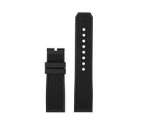 23mm 24mm Rubber Silicone Watch Strap Compatible With Car-tier London CALIBRE W7100056 WGCA0010 WSCA0006 WSCA Citizen Sports Watchband(Black-no clasp,23mm)