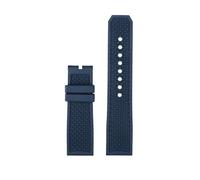 23mm 24mm Rubber Silicone Watch Strap Compatible With Car-tier London CALIBRE W7100056 WGCA0010 WSCA0006 WSCA Citizen Sports Watchband(Blue-no clasp,24mm)
