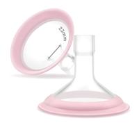 23mm Maymom MyFit Shields, Pano Series; Compatible with Medela Breast Pump- PersonalFit, Freestyle, Harmony, Maxi, Freestyle Flex Connector; Connect to Maymom Widemouth/Narrow Connector, 2pcs
