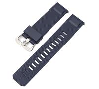 23mm Soft Silicone Quick Release Sport WatchBand fit for Casio Pro Trek PRW-6800/6900 PRW-70/50/30,for Outdoor Hiking(Dark blue-S)